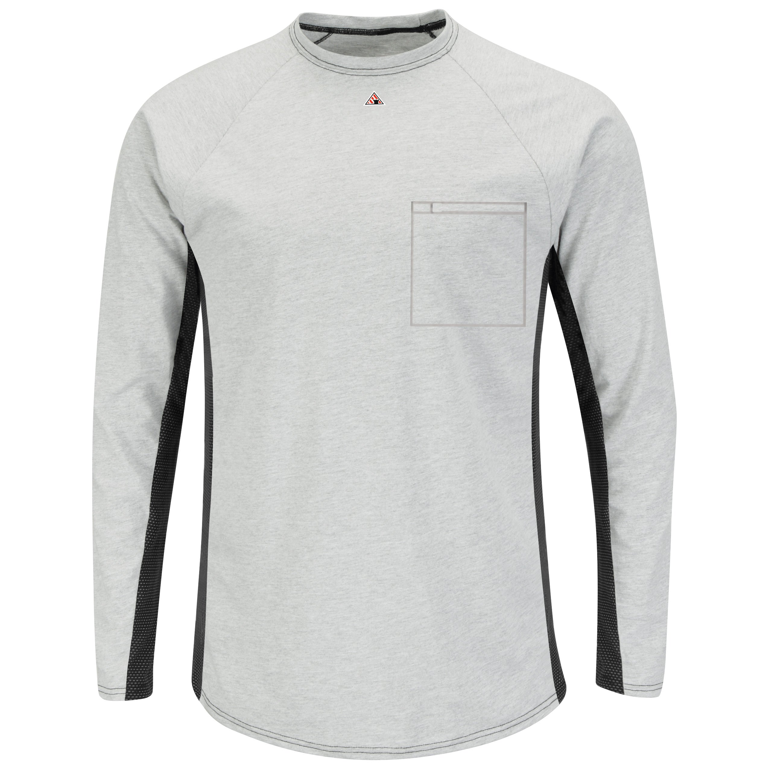 Bulwark® Men's FR Long Sleeve Base Layer with Concealed Chest Pocket / MPS8GY