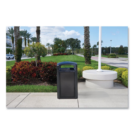 Large General Purpose Perforated Panels for Tailor and Landmark Series Containers, 20.72" x 0.5" x 34.33", Black, 4/Carton