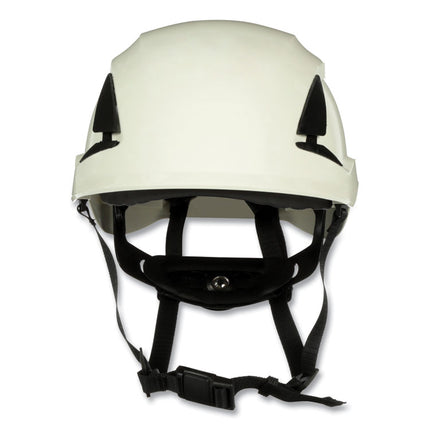 SecureFit X5000 Series Safety Helmet, 6-Point Pressure Diffusion Ratchet Suspension, White