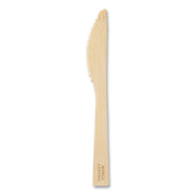 Bamboo Cutlery, Knife, Paper, Natural, 2,000/Carton