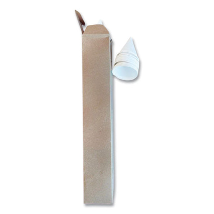 Paper Cone Cups, 4 oz, White, 200/Pack