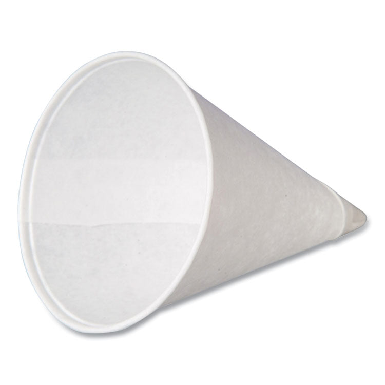 Paper Cone Cups, 4 oz, White, 200/Pack