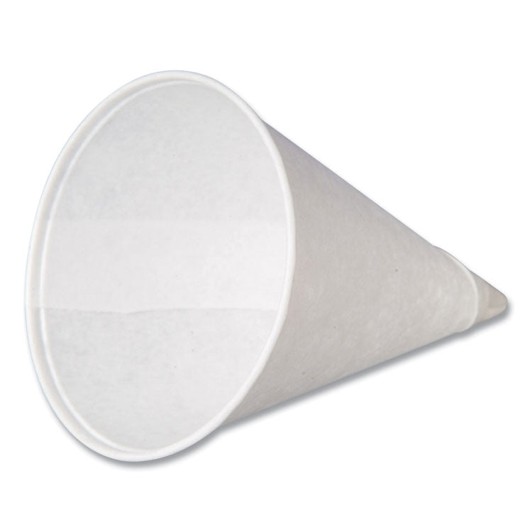 Paper Cone Cups, 3.2 oz, White, 200/Pack