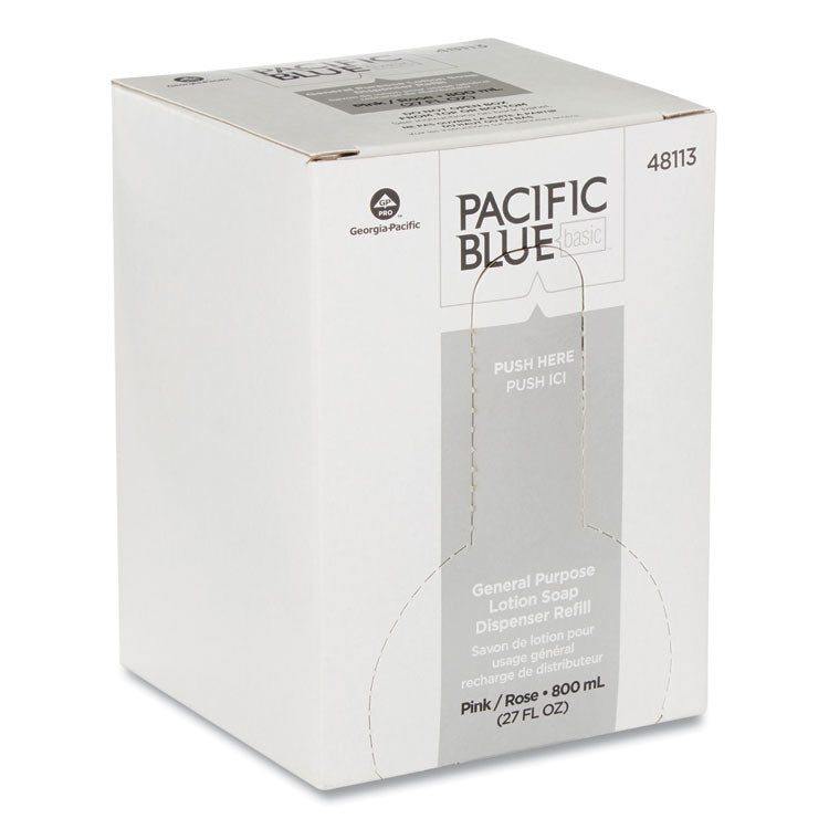 Liquid General Purpose Soap Refill, 800 mL, 12/Carton