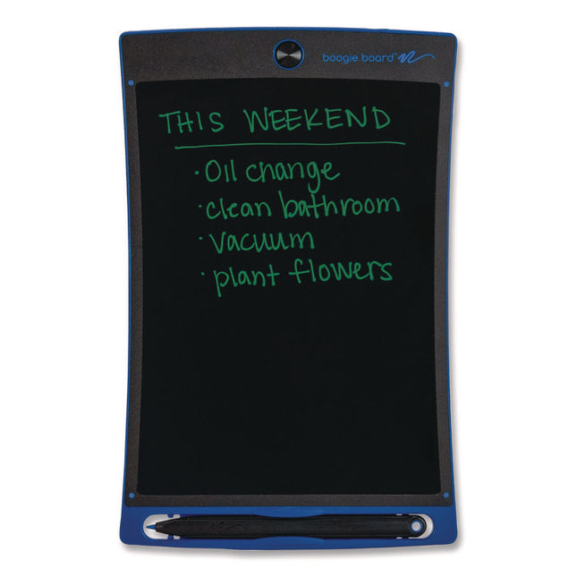 Jot 8.5 Reusable Writing Tablet, 8.5" LCD Screen, 6.75" x 0.62" x 10.37", Blue/Black