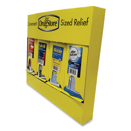 Single-Dose Medicine Dispenser, 105-Pieces, Plastic Case, Yellow