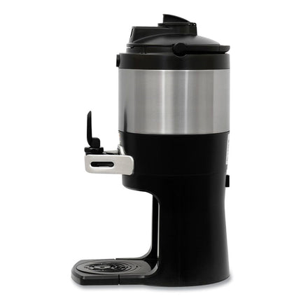 ThermoFresh Server, 128 oz, Silver/Black