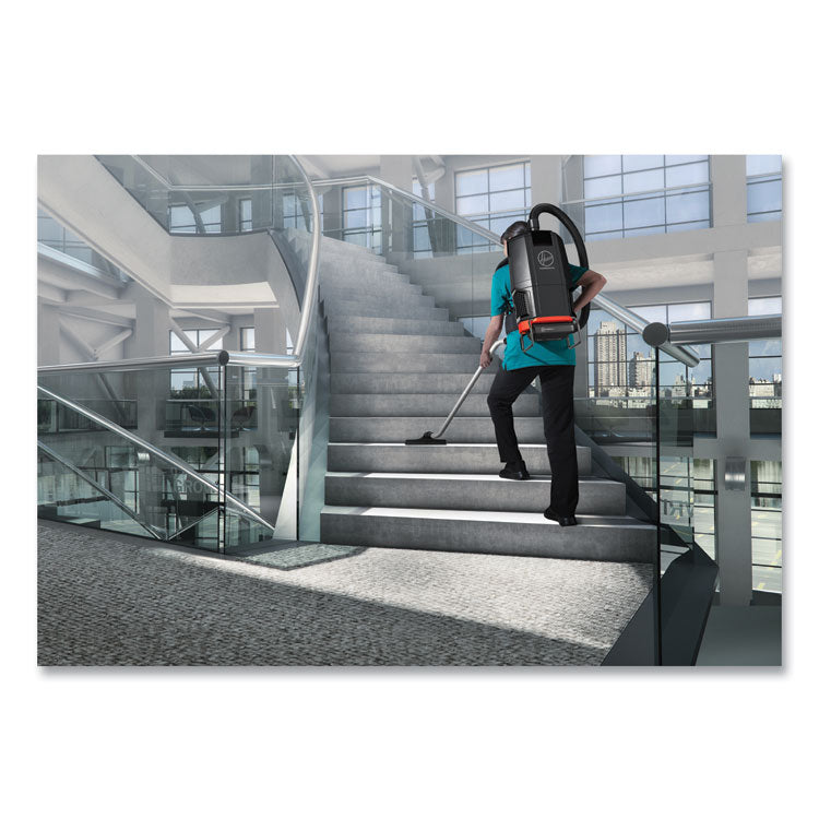 HVRPWR 40V Cordless Backpack Vacuum, 6 qt, Black