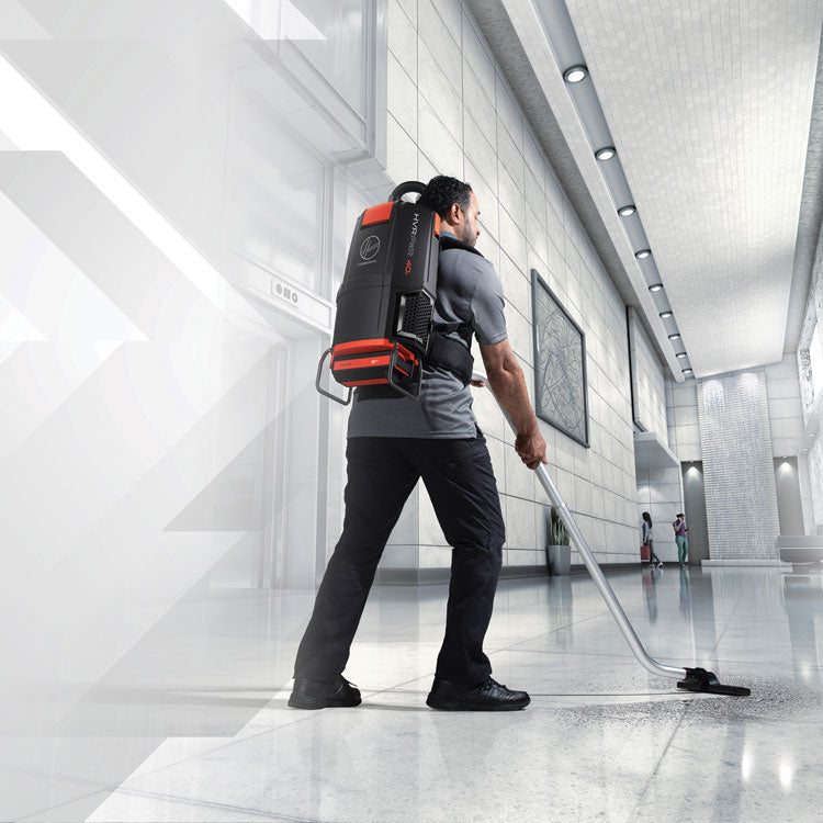 HVRPWR 40V Cordless Backpack Vacuum, 6 qt, Black