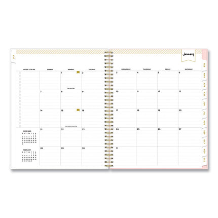 Day Designer Coming Up Roses Create-Your-Own Cover Weekly/Monthly Planner, Roses Artwork, 11 x 8.5, 12-Month (Jan-Dec): 2025