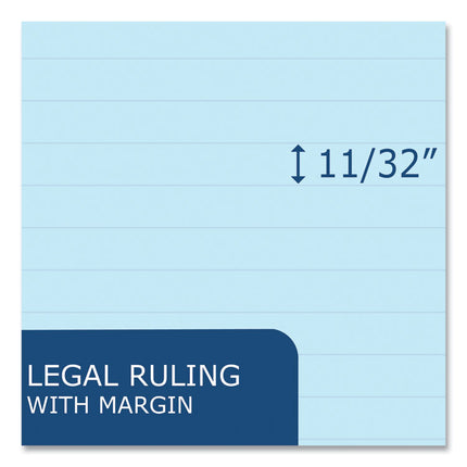 Enviroshades Legal Notepads, 50 Blue 8.5 x 11.75 Sheets, 36 Notepads/Carton