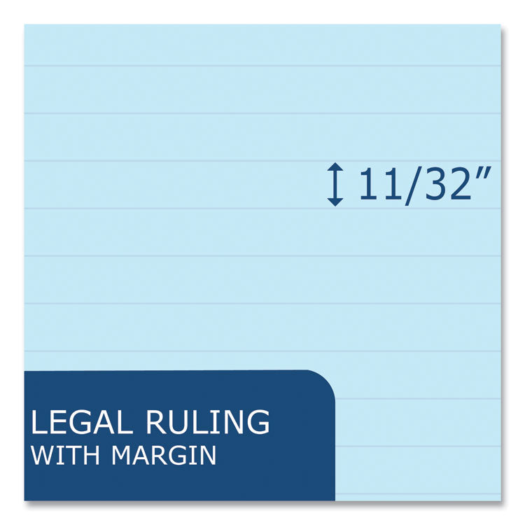 Enviroshades Legal Notepads, 50 Blue 8.5 x 11.75 Sheets, 36 Notepads/Carton