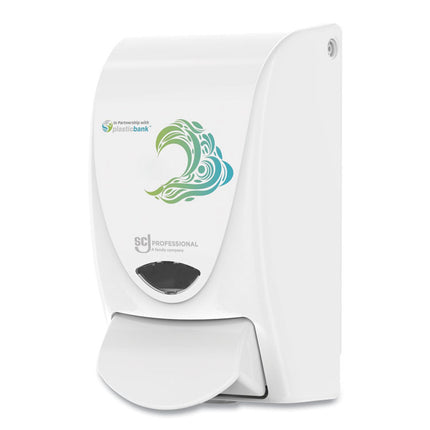 Proline WAVE Manual Soap Dispenser, 1 L, 4.9 x 4.6 x 9.2, White, 15/Carton
