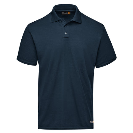 Workrite® Fire Service Men's Short Sleeve Station Wear Polo Shirt / FT10NV