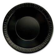 Quiet Classic Laminated Foam Dinnerware, Bowl, 12 oz, Black, 1,000/Carton