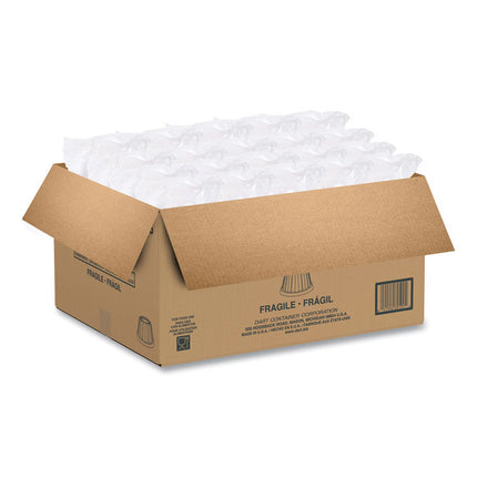 D-T Sundae/Cold Cup Lids, Fits 5 oz to 32 oz Cold Cups, Plastic, Clear, 50/Pack, 20 Packs/Carton