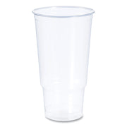 Conex ClearPro Plastic Cold Cups, 32 oz, Clear, 25/Bag, 20 Bags/Carton