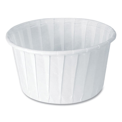 Paper Water Cups, 5 oz, Meridian Design, 100/Sleeve, 25 Sleeves/Carton