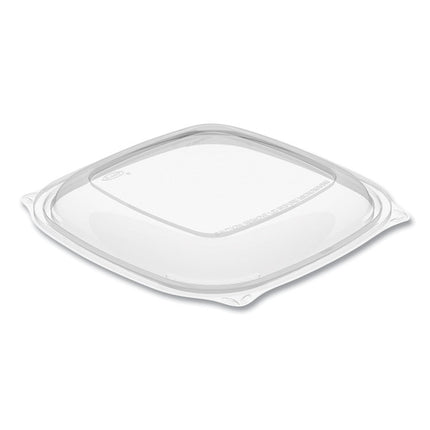 PresentaBowls Pro Clear Square Lids for 24 oz to 32 oz Bowls, 8.5 x 8.5 x 0.5, Clear, Plastic, 63/Bag, 4 Bags/Carton