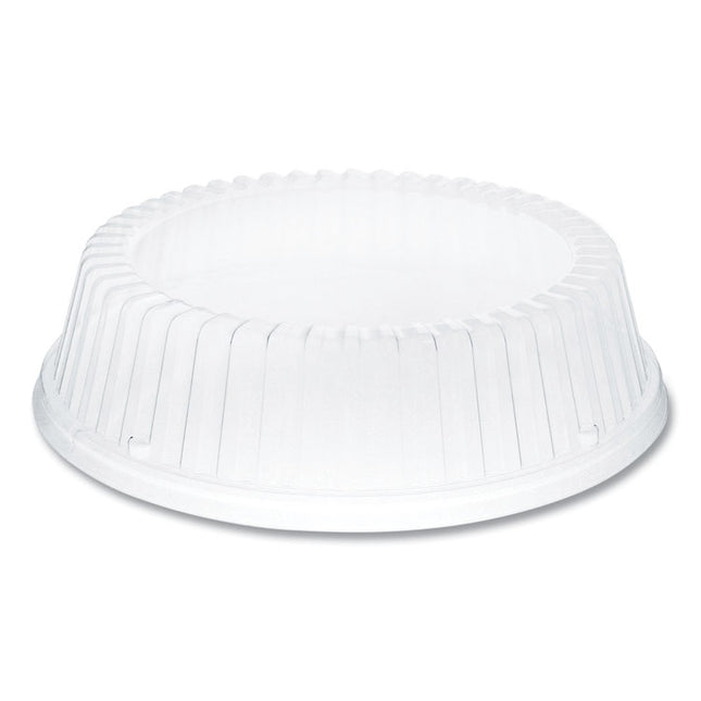 Dome Covers for Dinnerware, For 9" Foam Plates, Clear, Plastic, 125/Bag, 4 Bags/Carton