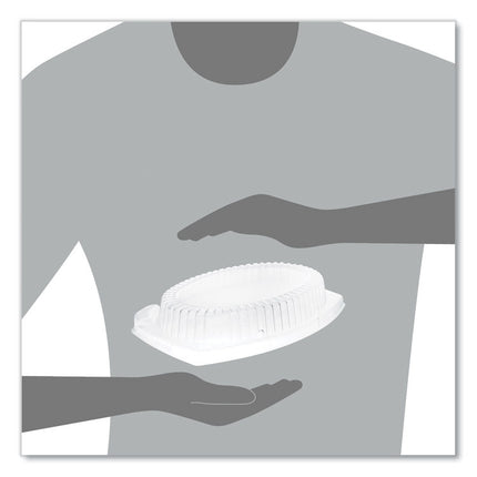 Dome Covers for Dinnerware, Clear, Plastic, 125/Bag, 4 Bags/Carton