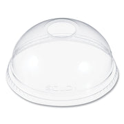 Ultra Clear Dome Cold Cup Lids, Fits 16 oz to 24 oz Cold Cups, Plastic, Clear, 100/Pack