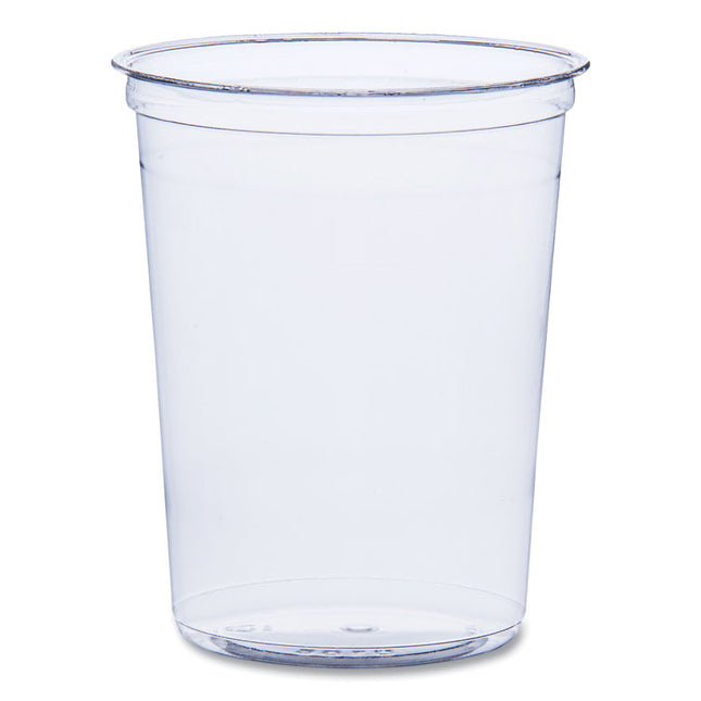 Bare Eco-Forward RPET Deli Containers, ProPlanet Seal, 32 oz, Clear, Plastic, 50/Pack, 10/Carton