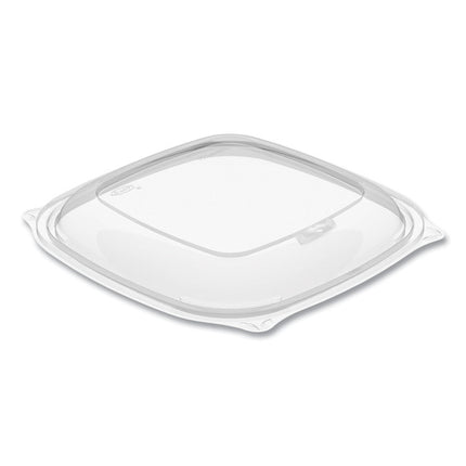 PresentaBowls Pro Clear Square Bowl Lids, Large Vented Square, 8.5 x 8.5 x 1, Clear, Plastic, 63/Bag, 4 Bags/Carton