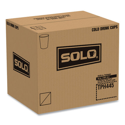 Double Sided Poly (DSP) Paper Cold Cups, 44 oz, White, 500/Carton