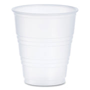 High-Impact Polystyrene Cold Cups, 5 oz, Plastic, Translucent, 100/Pack