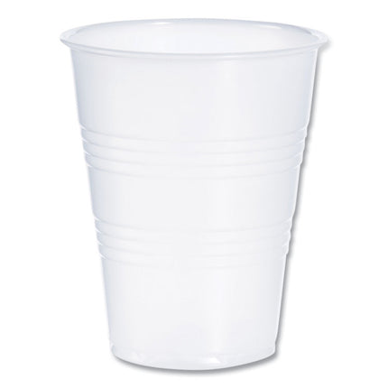 High-Impact Polystyrene Cold Cups, 9 oz, Plastic, Translucent, 100/Sleeve, 25 Sleeves/Carton