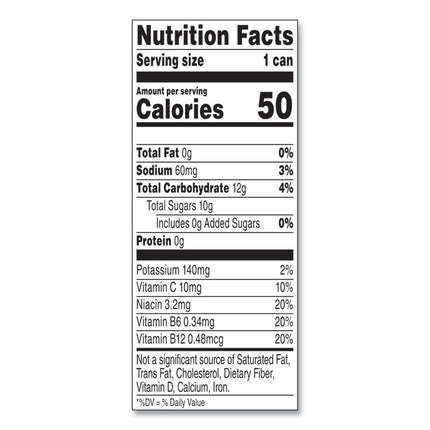+ENERGY, Pomegranate Blueberry, 8 oz Can, 24/Carton