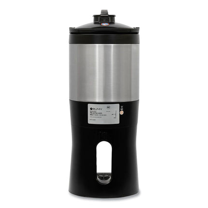 ThermoFresh Server with Mechanical Sight Gauge, 128 oz, Silver/Black