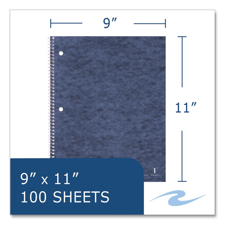 Stasher Wirebound Notebook, 1-Subject, Medium/College Rule, Randomly Assorted Cover Color (Set 1), (100) 11 x 9 Sheets, 24/CT