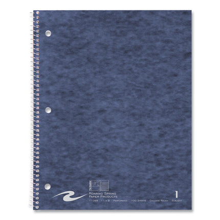 Stasher Wirebound Notebook, 1-Subject, Medium/College Rule, Randomly Assorted Cover Color (Set 1), (100) 11 x 9 Sheets, 24/CT
