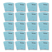 Examination Blue Book, Wide/Legal Rule, Blue Cover, (6) 8.5 x 7 Sheets, 1,000/Carton