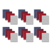 Stasher Wirebound Notebook, 1-Subject, Medium/College Rule, Randomly Assorted Cover Color (Set 1), (100) 11 x 9 Sheets, 24/CT