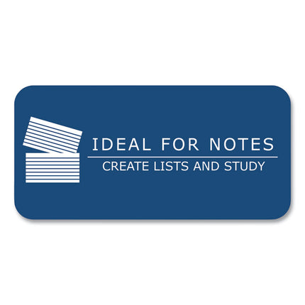 Environotes Wirebound Recycled Index Cards, Narrow Rule, 3 x 5, White, 50 Cards, 24/Carton