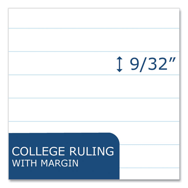 Spring Signature Composition Notebook, Medium/College Rule, Black Marble Cover, (70) 9.75 x 7.5 Sheets, 24/Carton