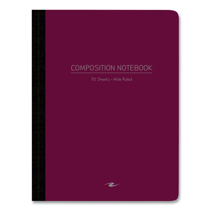 Poly Flex Composition Notebook, Wide/Legal Rule, Randomly Assorted Cover Colors (Set 1), (70) 9.75 x 7.5 Sheets, 24/Carton