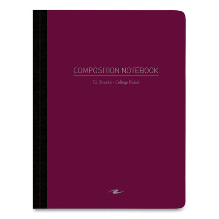 Poly Flex Composition Notebook, Medium/College Rule, Randomly Assorted Cover Colors (Set 1), (70) 9.75 x 7.5 Sheets, 24/CT