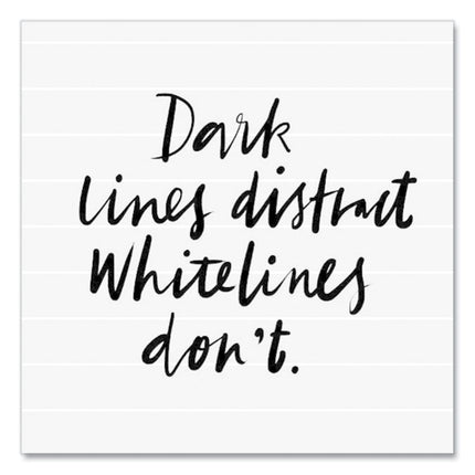 Whitelines Engineering Pad, 5 sq/in Quadrille Rule, 80 Gray 8.5 x 11 Sheets, 24/Carton