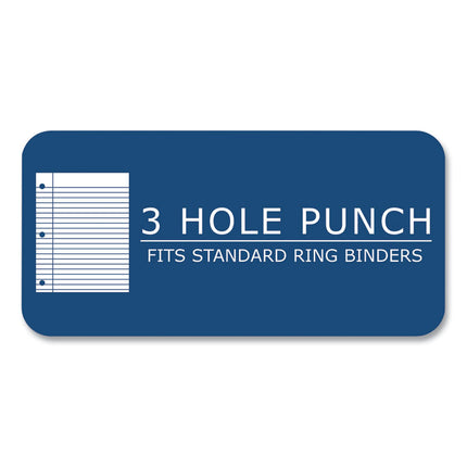 Engineer Filler Paper, 3-Hole, Frame Format/Quad Rule (5 sq/in, 1 sq/in) 500 Sheets/Pack, 5/Carton