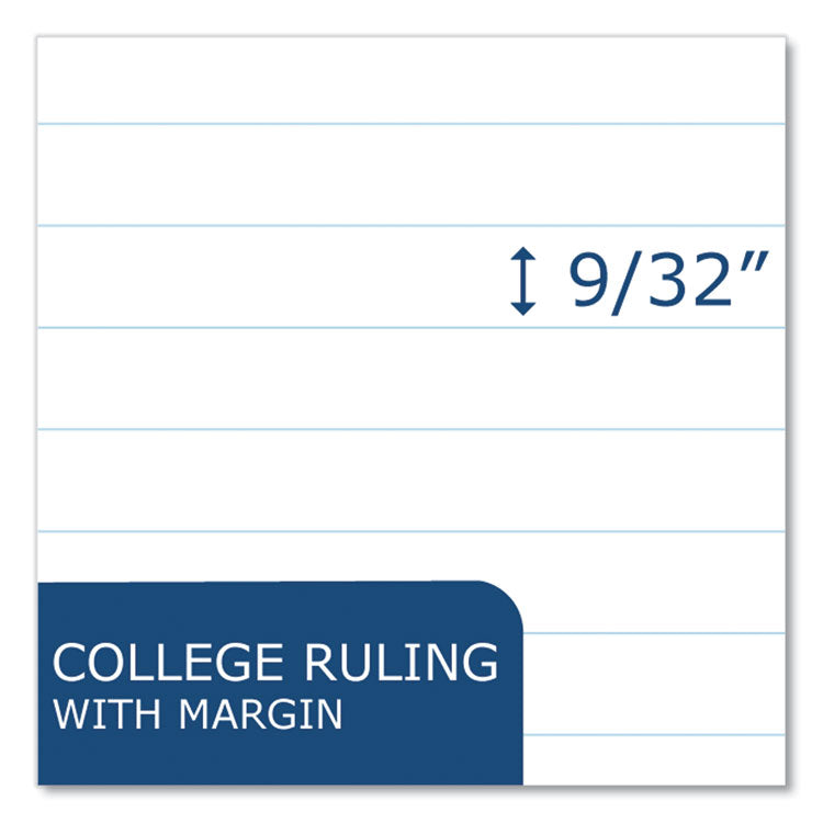Subject Wirebound Notebook, 1-Subject, Medium/College Rule, Assorted Cover Colors, (80) 11 x 8.5 Sheets, 24/Carton