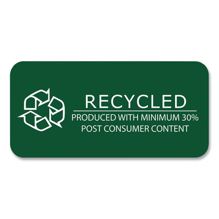 Environotes Recycled Index Cards, Narrow Rule, 3 x 5 White, 100 Cards, 36/Carton