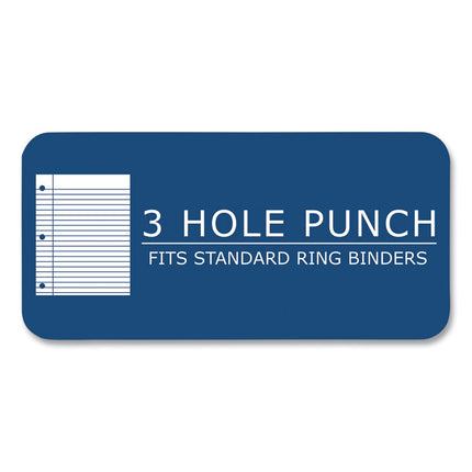 Stiff-Back Pad, Medium/College Rule, 100 Canary 8.5 x 11 Sheets, 36/Carton