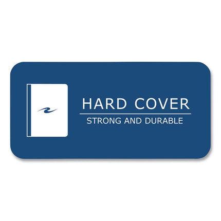 Hardcover Marble Composition Book, Medium/College Rule, Black Marble Cover, (80) 9.75 x 7.5 Sheets, 48/Carton