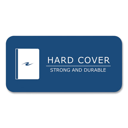 Hardcover Marble Composition Book, Medium/College Rule, Black Marble Cover, (100) 9.75 x 7.5 Sheets, 24/Carton