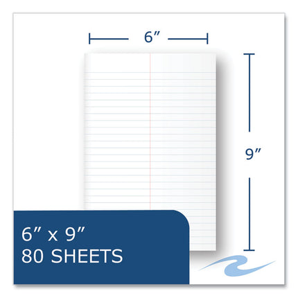 Boardroom Series Steno Pad, Gregg Rule, Brown Cover, 80 White 6 x 9 Sheets, 72 Pads/Carton