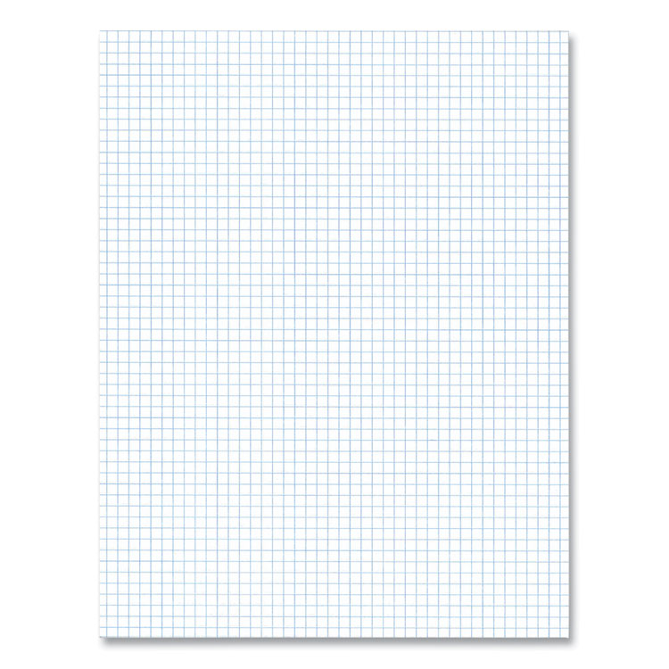 Gummed Pad, 5 sq/in Quadrille Rule, 50 White 8.5 x 11 Sheets, 72/Carton